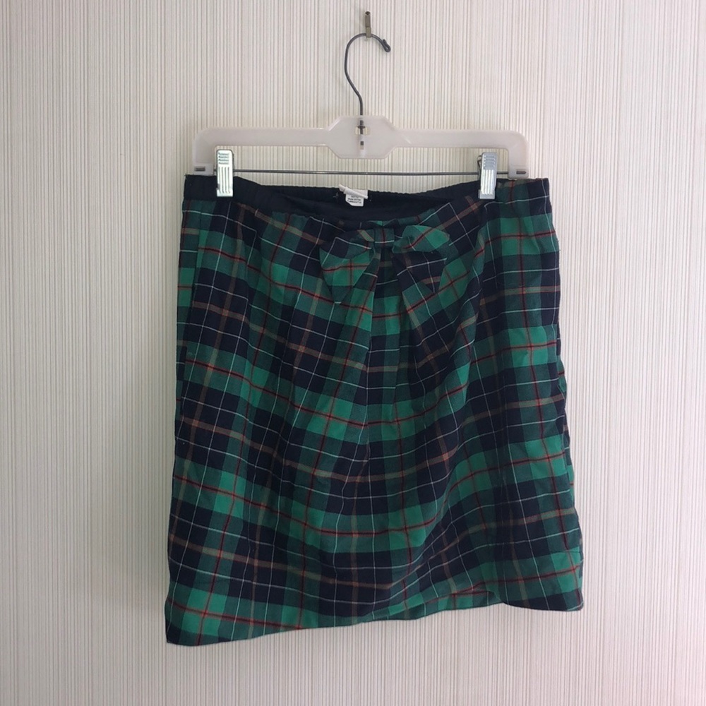 plaid skirt